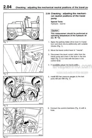 Photo 2 - Bomag BW125ADH BW135AD BW138AD Instructions For Repair Tandem Vibratory Roller 00819044