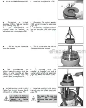 Photo 7 - Bomag BW135AD BW138AD BW138AC Service Manual Tandem Vibratory Combination Roller 00891444