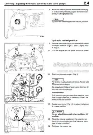 Photo 7 - Bomag BW142 BW172 BW142D BW17D BW142PD BW172PD Instructions For Repair Single Drum Drive Vibratory Roller 00819084