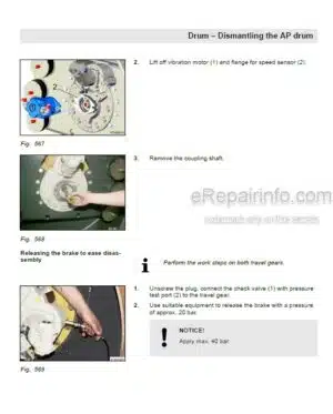 Photo 6 - Bomag BW177D-40 BW177DH-40 BW177PDH-40 Instructions For Repair Single Drum Roller 0852794