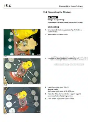 Photo 7 - Bomag BW174AP AM BW174ACP AM Service Manual Tandem Vibratory Roller 00891520