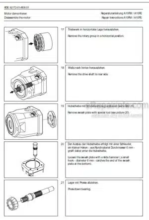 Photo 11 - Bomag BW211D-40 To BW213PD-40 Service Manual Single Drum Roller 00891163 SN3