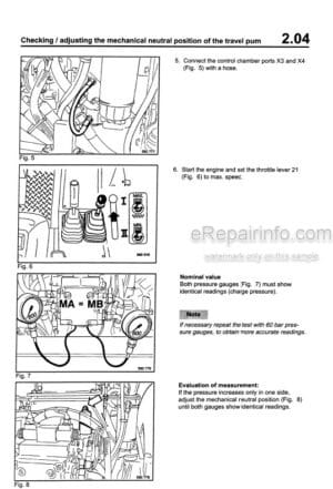 Photo 6 - Bomag BW213DH-3 BW213PDH-3 BW214DH-3 BW214PDH-3 Instructions Of Repair Single Drum Wheel Drive Vibratory Roller 00819116