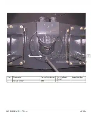 Photo 6 - Bomag BW213DH-4 To BW213DH-4 Service Manual Single Drum Roller 00891171 SN2