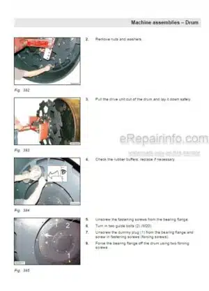 Photo 4 - Bomag BW226BVC-5 BW226DI-5 Service Manual Single Drum Roller 00840086