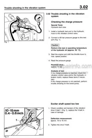 Photo 1 - Bomag BW62H BW65H Instructions For Repair Double Vibratory Roller 00819017