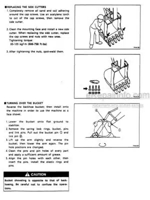 Photo 1 - Kobelco SK150LC Mark IV Operators Manual Hydraulic Excavator YMUK95S001OM