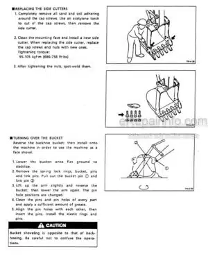 Photo 7 - Kobelco SK200 SK200LC Operators Manual Hydraulic Excavator S2YN1005E SN2