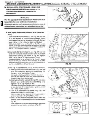 Photo 6 - Kobelco SK235SR SK235SRLC Operators And Parts Manual Hydraulic Excavator Optional Attachment Dozer S2YF03402ZE01