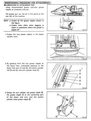 Photo 8 - Kobelco SK210 SK210LC SK250 SK250LC SK250NLC Operators Manual Hydraulic Excavator LLUK95S002OM-00