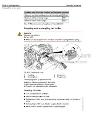Photo 3 - Liebherr A922 Rail SV013 Litronic 1509 Operators Manual Wheeled Excavator 12253656 From SN 116860[3]