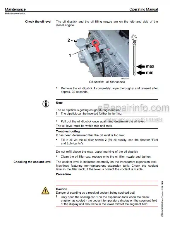 Photo 1 - Liebherr D836 Operating Manual Diesel Engine 9739395