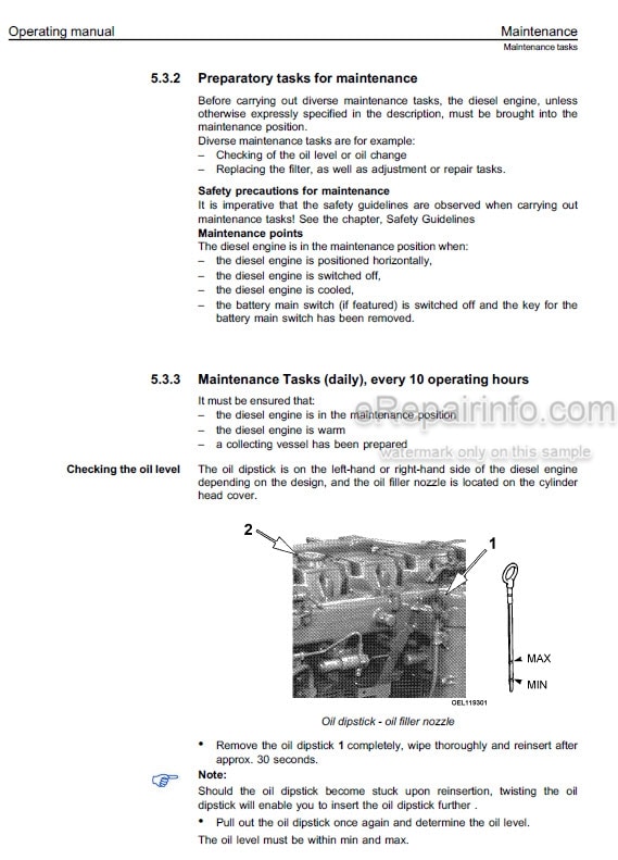 Photo 1 - Liebherr D846TI Operating Manual Diesel Engine 9739056