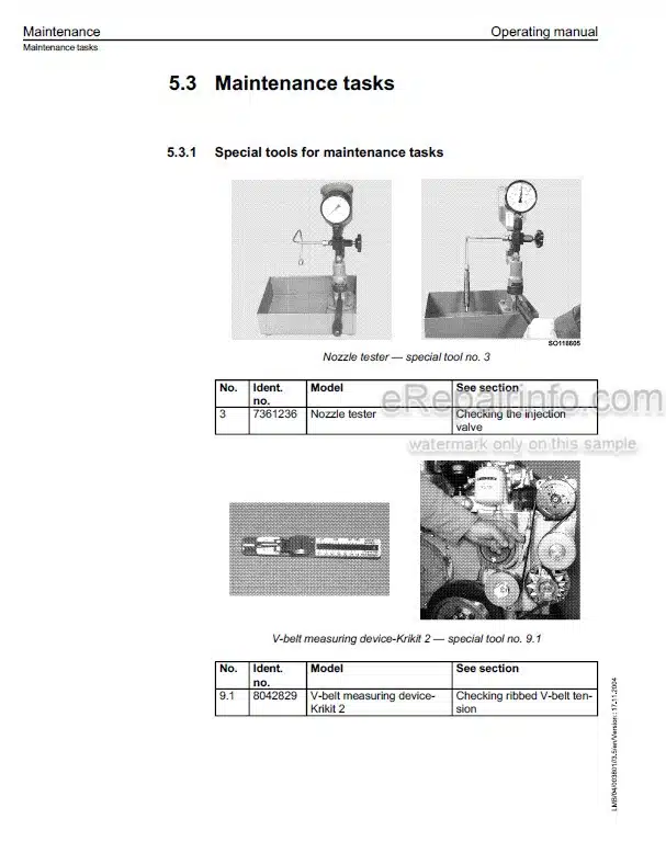 Photo 1 - Liebherr D924T-E D924TI-E D926T-E D926TI-E Operating Manual Diesel Engine 9076418