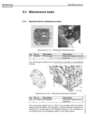 Photo 9 - Liebherr D934 D936 D946 Operating Manual Diesel Engine 10115602