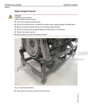 Photo 4 - Liebherr D936-A7-00 D946-A7-00 MCC Operators Manual Diesel Engine 13422361 SN From 2019040001