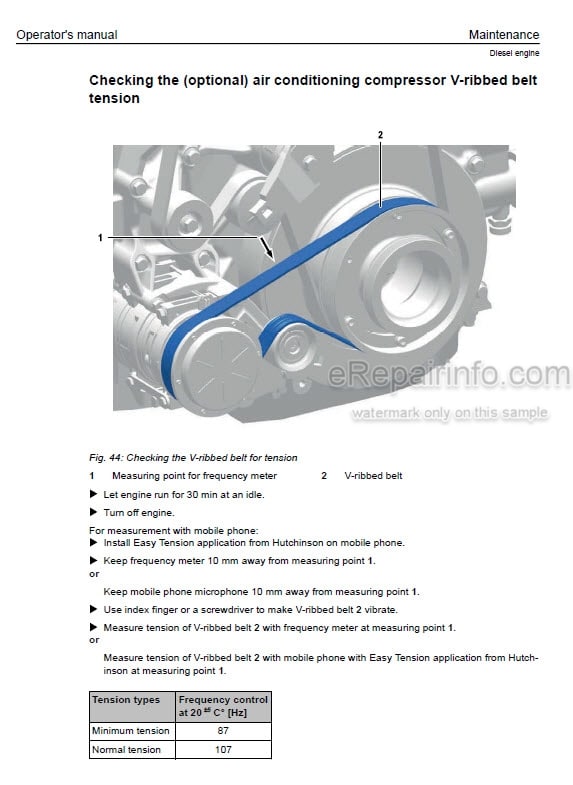 Photo 1 - Liebherr D936-A7-03 D946-A7-03 LWE Operators Manual Diesel Engine 12978518 From SN 2019040001