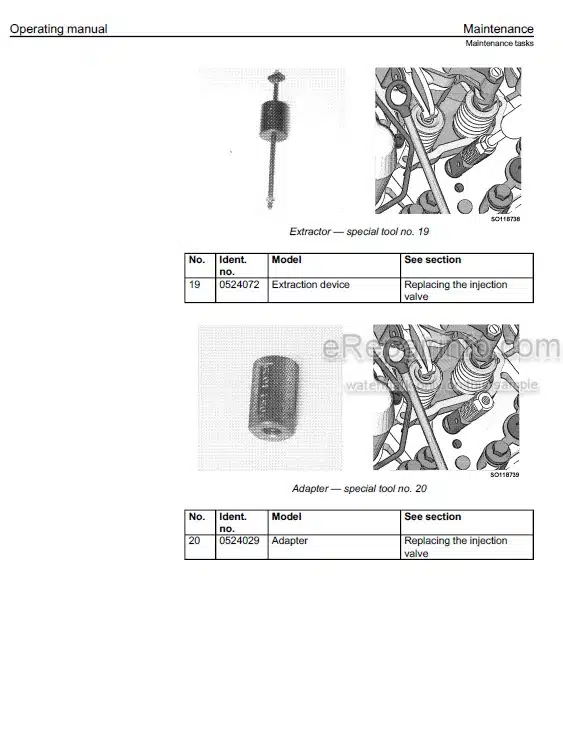 Photo 1 - Liebherr D9406TI-E D9408TI-E Operating Manual Diesel Engine 9076419