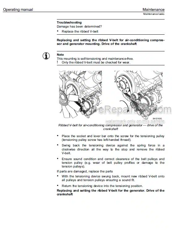 Photo 1 - Liebherr D9508 Operating Manual Diesel Engine 10343642