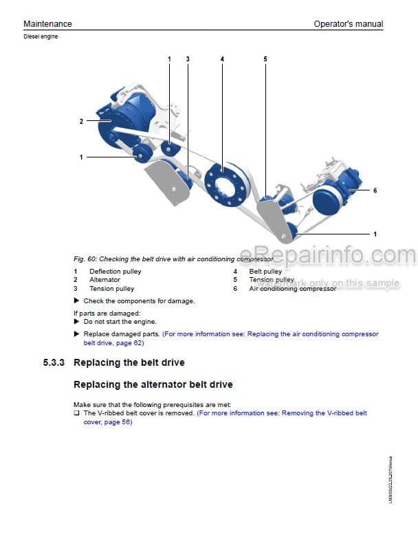 Photo 1 - Liebherr D9512-A7-04 D9512-A7-00 Operators Manual Diesel Engine 12909686