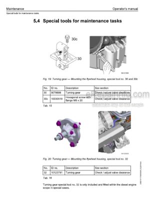 Photo 9 - Liebherr D9512-A7 Tier 0 2 Operating Manual Diesel Engine 11117305