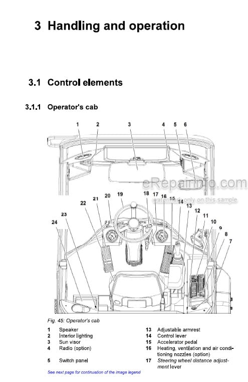 Photo 1 - Liebherr L509 G6.0-D 1581 Operators Manual Wheel Loader 12275597 From SN 62600