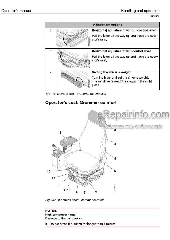 Photo 1 - Liebherr L518 G6.0-D 1664 Operators Manual Wheel Loader 12275602 From SN 63173