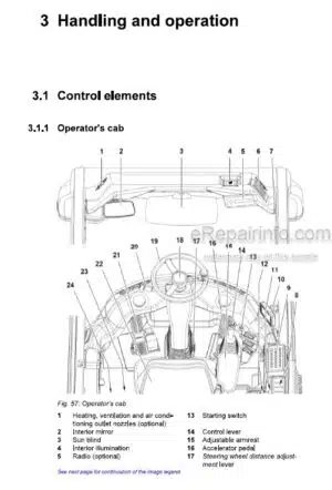 Photo 8 - Liebherr L538 G6.1-D 1754 Operators Manual Wheel Loader 12260121 From SN 52903