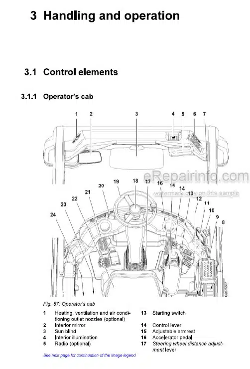 Photo 1 - Liebherr L538 G6.1-D 1754 Operators Manual Wheel Loader 12260121 From SN 52903