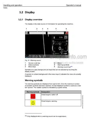 Photo 9 - Liebherr L538 G6.1-D 1854 Operators Manual Wheel Loader 12272064 From SN 62526