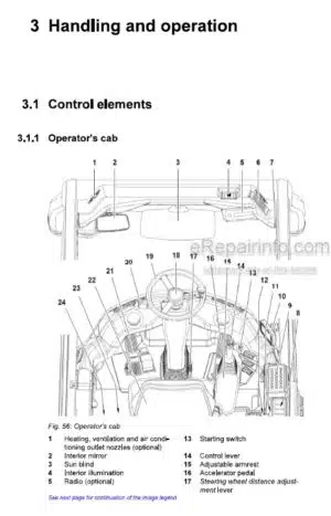 Photo 6 - Liebherr L538 G6.1-D 1854 USA CAN Operators Manual Wheel Loader 12272065 From SN 62526