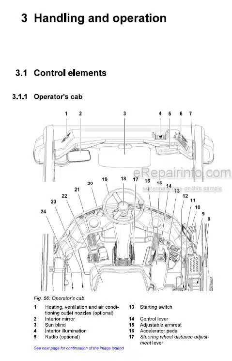 Photo 1 - Liebherr L538 G6.1-D 1854 USA CAN Operators Manual Wheel Loader 12272065 From SN 62526