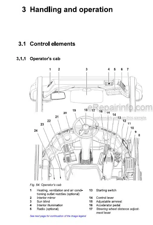 Photo 1 - Liebherr L546 G6.1-D 1755 Operators Manual Wheel Loader 12244862 From SN 52903