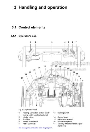 Photo 4 - Liebherr L546 G6.1-D 1755 USA CAN Operators Manual Wheel Loader 12260122 From SN 52903