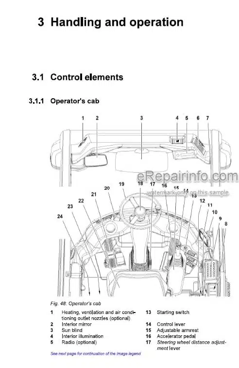 Photo 1 - Liebherr L550 G5.1-D 1796 Operators Manual Wheel Loader 12249082 From SN 50854