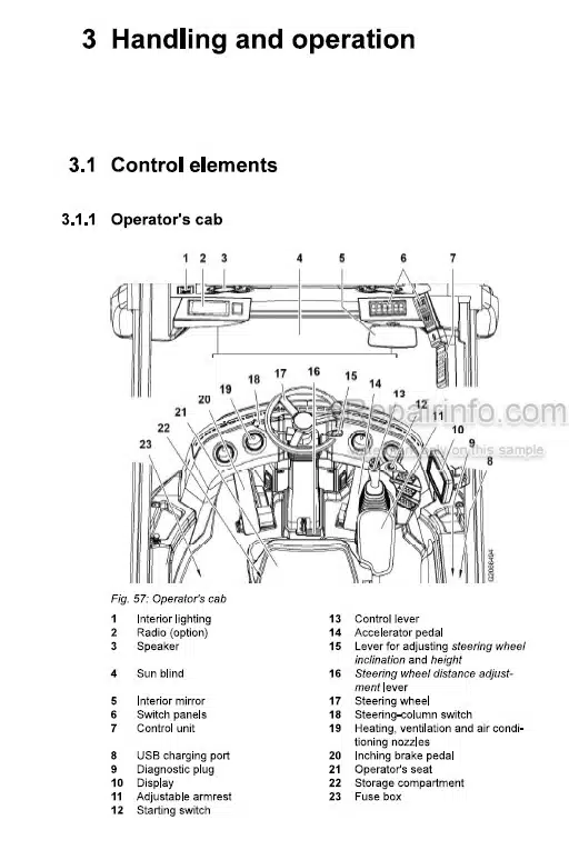 Photo 1 - Liebherr L550 G6.1-D 1756 USA CAN Operators Manual Wheel Loader 12270360 From SN 61823
