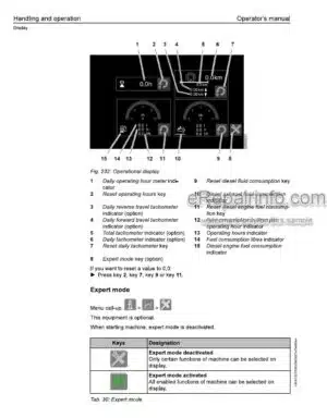 Photo 5 - Liebherr L556 G6.1-D 1757 Operators Manual Wheel Loader 12270362 From SN 61823