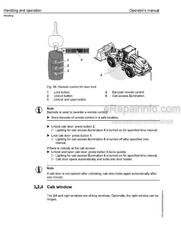 Photo 1 - Liebherr L566 1758 Operators Manual Wheel Loader 12239299 From SN 48644[2]