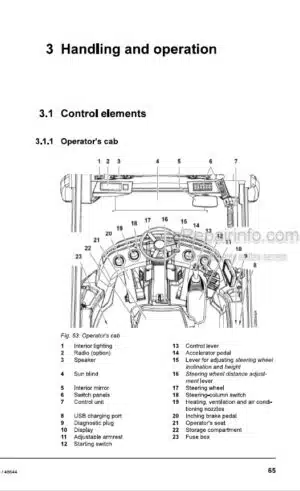 Photo 5 - Liebherr L580 1760 USA CAN Operators Manual Wheel Loader 12239307 From SN 48644