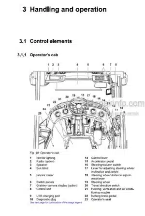Photo 7 - Liebherr L580 1762 Operators Manual Wheel Loader 12239310 From SN 48644