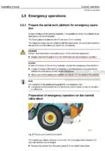 Photo 4 - Liebherr Operating Manual Aerial Work Platform Radio Controlled Swing And Fold Out Optional 9085482
