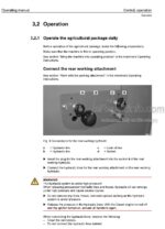 Photo 2 - Liebherr Operating Manual Agricultural Package Optional 9085460
