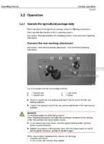 Photo 2 - Liebherr Operating Manual Agricultural Package Optional 9085460