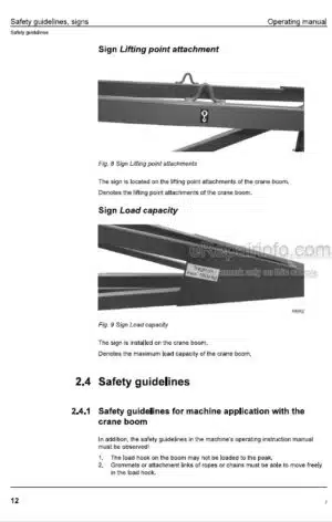 Photo 6 - Liebherr Operating Manual Agricultural Package Optional 9085460