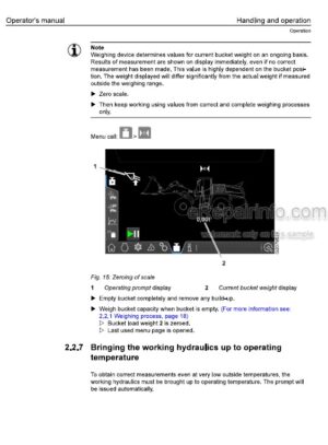 Photo 1 - Liebherr Operators Manual Weighing Device For L550 G6.1-D-1756 To L580-G6.1-D-1760 USA CAN 12269394