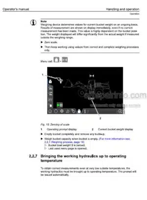 Photo 2 - Liebherr Operators Manual Weighing Device For L550 G6.1-D-1756 To L580-G6.1-D-1760 USA CAN 12269394