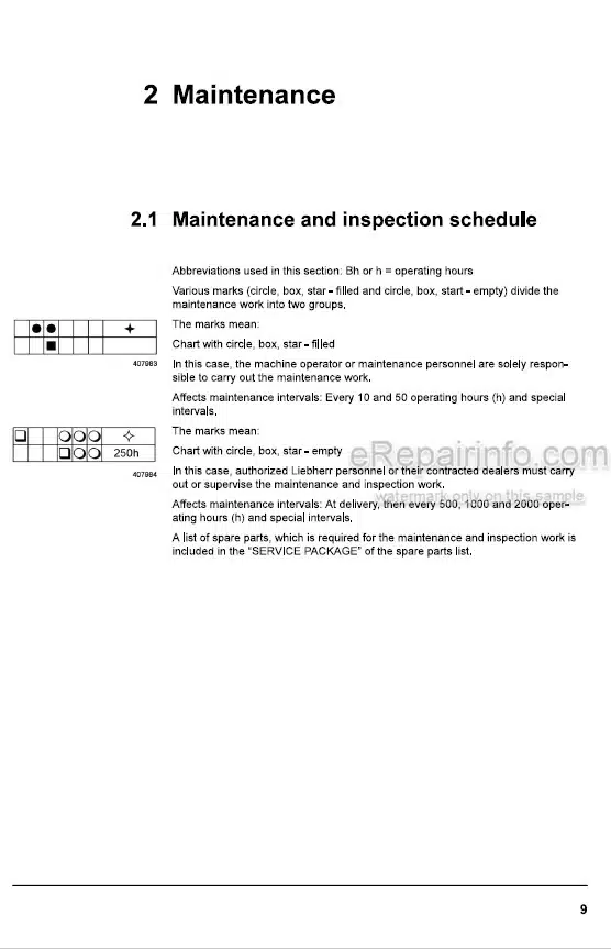 Photo 1 - Liebherr Operators Manual Reversible Fan Control 93517171