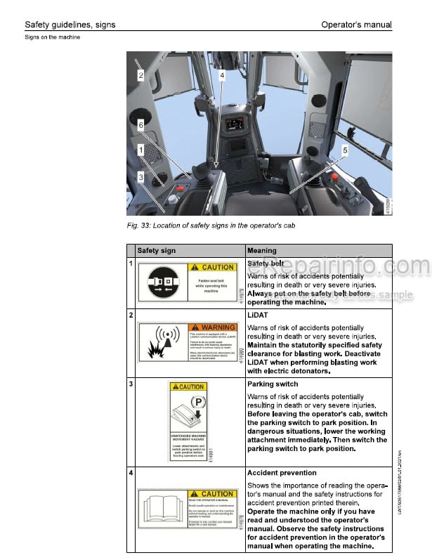 Photo 1 - Liebherr PR766 1681 05 4F G8.0 USA CAN Operators Manual Crawler Dozer 93517588 From SN 18190