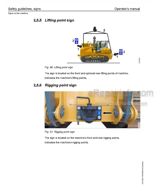 Photo 1 - Liebherr RL56 1632 USA CAN Operators Manual Pipe Layer 93517244 From SN 15586