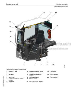 Photo 6 - Liebherr RL66 1633 Operators Manual Pipe Layer 93517287 From SN 15104